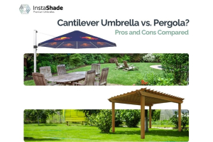 Cantilever Umbrella vs. Pergola? Pros and Cons Compared