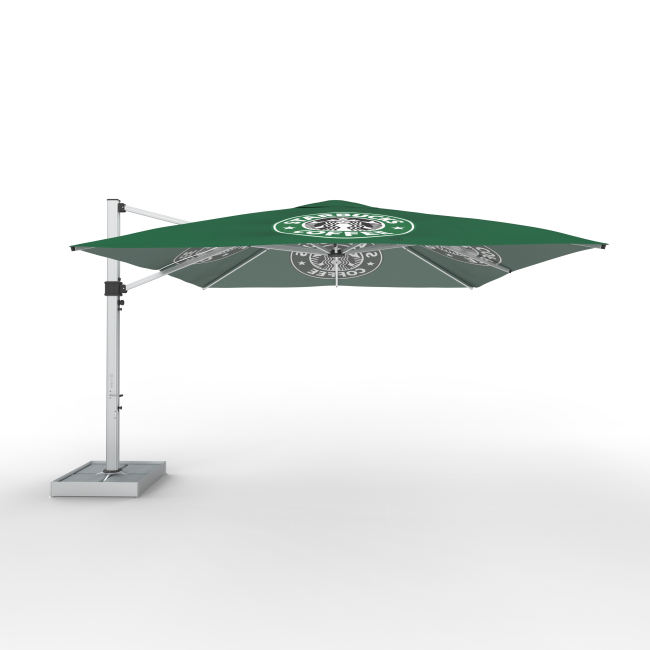 Custom Square Cantilever Umbrella || 11.5 foot x 11.5 foot