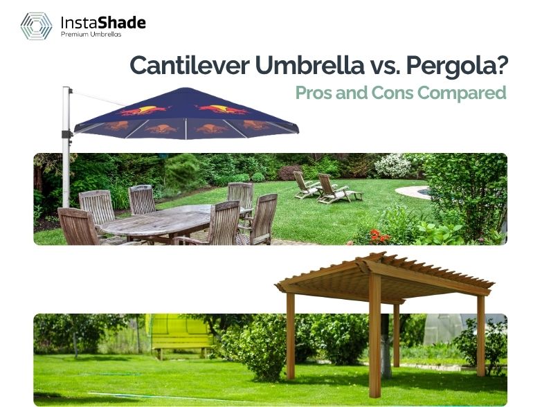 Cantilever Umbrella vs. Pergola? Pros and Cons Compared