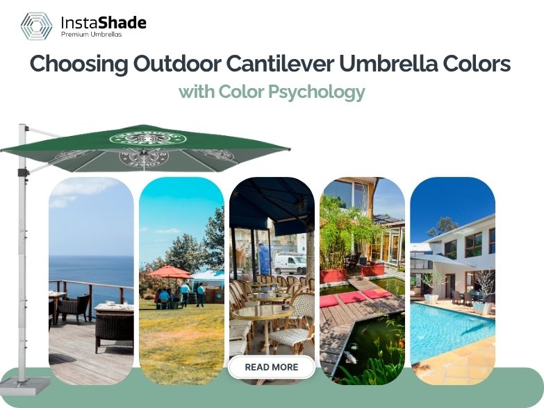 Choosing Outdoor Cantilever Umbrella Colors with Color Psychology