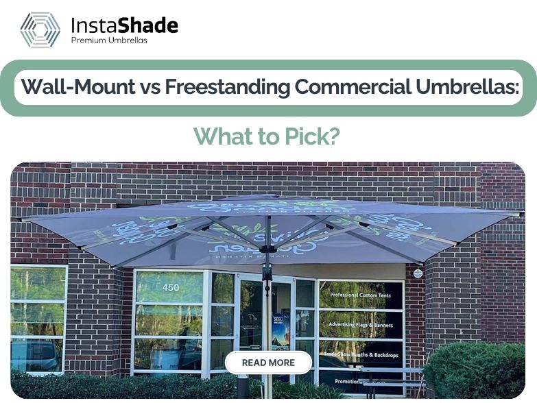 Wall-Mount vs Freestanding Commercial Umbrellas: 