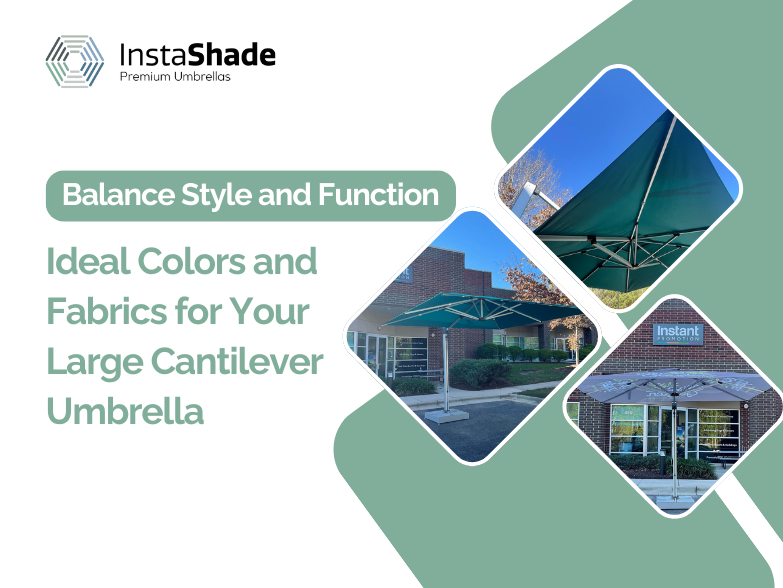  Ideal Colors and Fabrics for Your Large Cantilever Umbrella