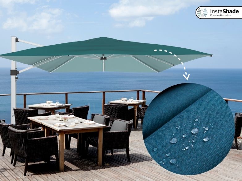 What Fabric Options Are Ideal for a Restaurant Cantilever Umbrella?